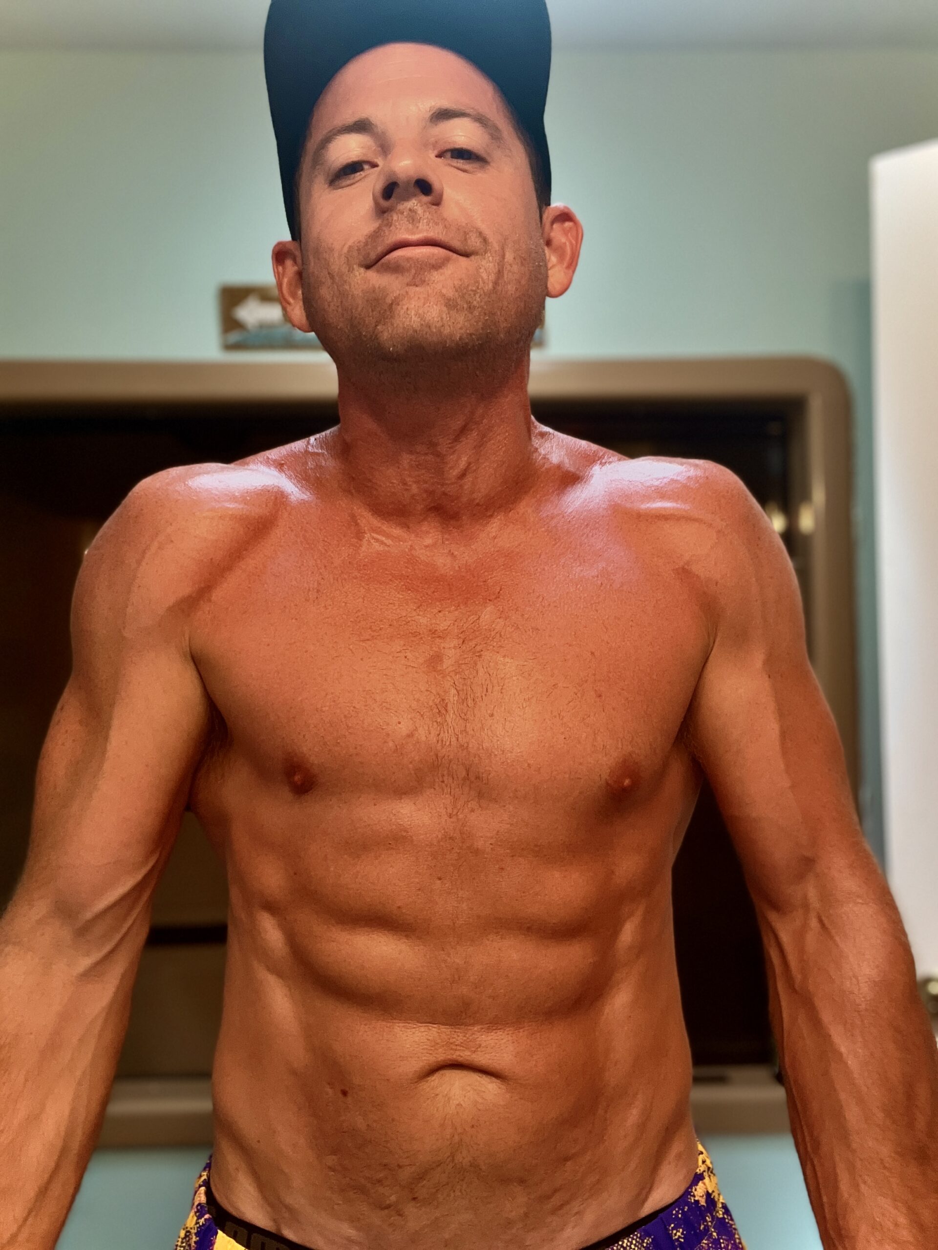 Preston after losing 90 pounds through rucking