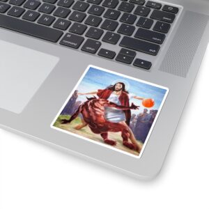 Inspirational Jesus Basketball Kiss-Cut Stickers - Unique Faith-Based Decals for All Occasions - Image 2