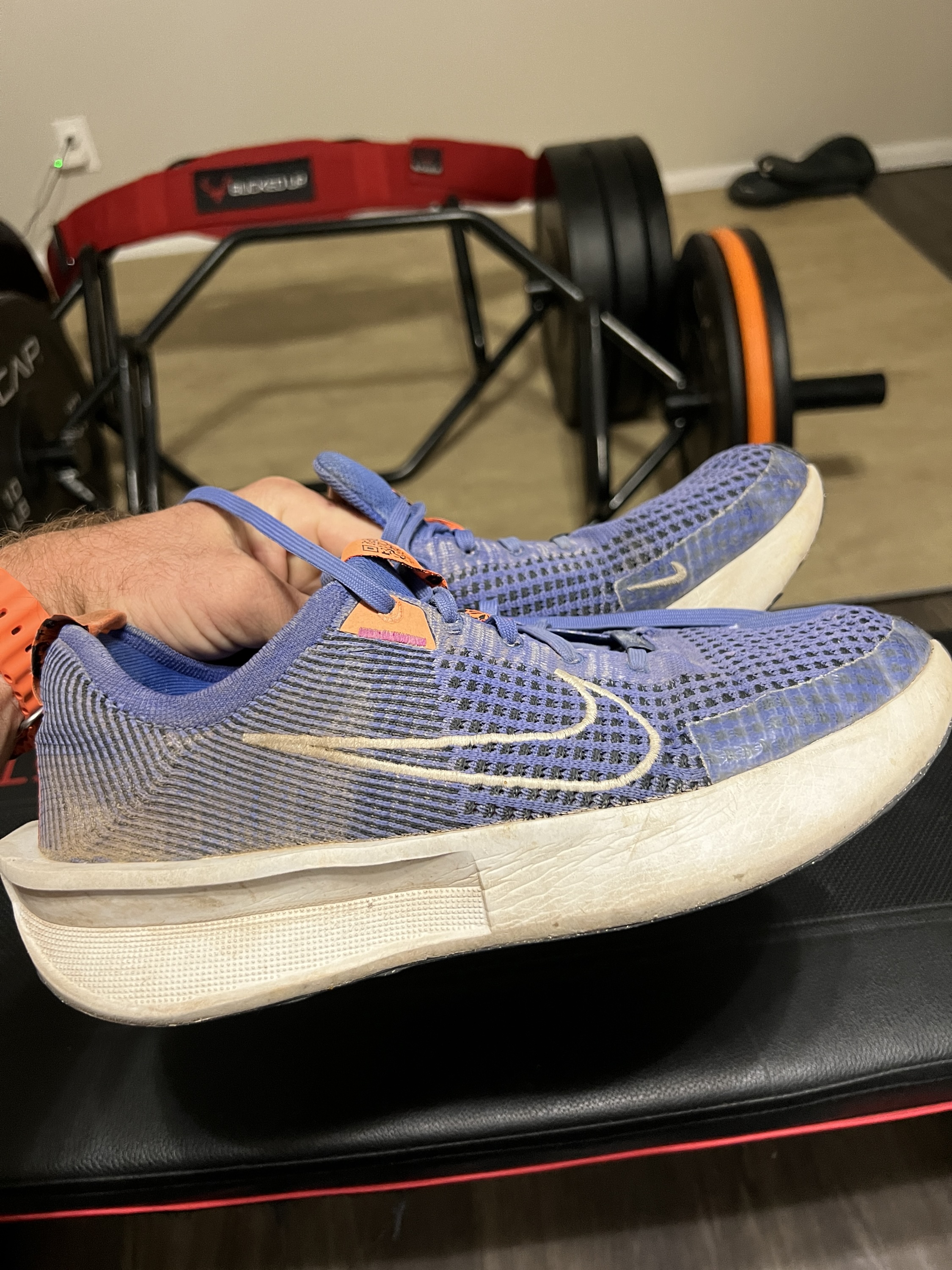 Nike Interact Run Running Shoes Sneakers - Blue-Orange Men’s 10.5 Used